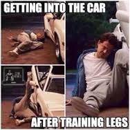 training legs pain